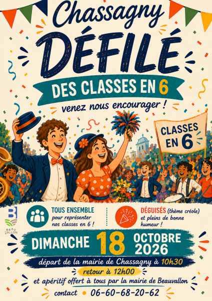 Classes en 6 - Chassagny