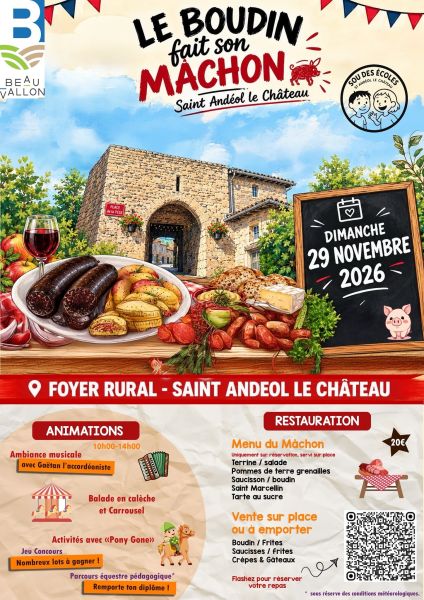 Mâchon Boudin - St Andéol le Château