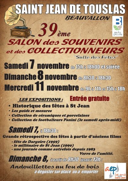 Salon des Souvenirs - St Jean de Touslas