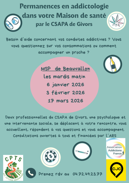 Permanences en addictologie