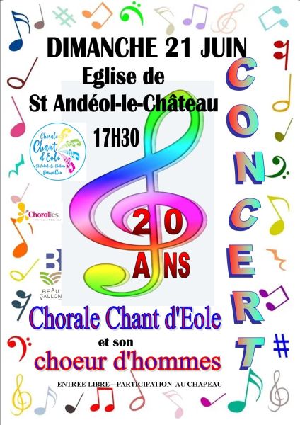 20 ans de la Chorale - St Andéol