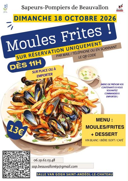 Moules frites - St Andéol