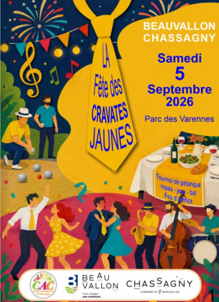Fête des Cravates Jaunes - Chassagny