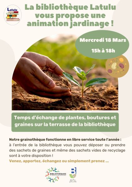 Animation Jardinage - Chassagny